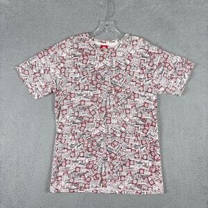 Vtg Element Skateboard T-shirt Men’s Large Multicolor Geometric Script USA Made